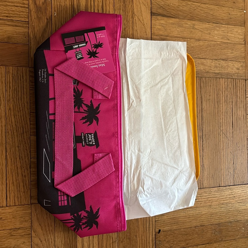 Brand new with tag Trader Joe mini insulated bag